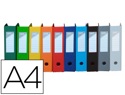 BOTE CLASSEMENT ELBA PAN COUP PVC 320X240MM DOS 70MM TROU PRHENSION PORTE-TIQUETTE SOUD LIVR PLAT COLORIS ASSORTIS