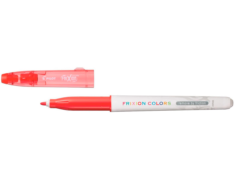 STYLO-FEUTRE PILOT FRIXION COLORS DESSIN EFFAÇABLE POINTE FIBRE RÉSISTANTE 2.5MM ROUGE