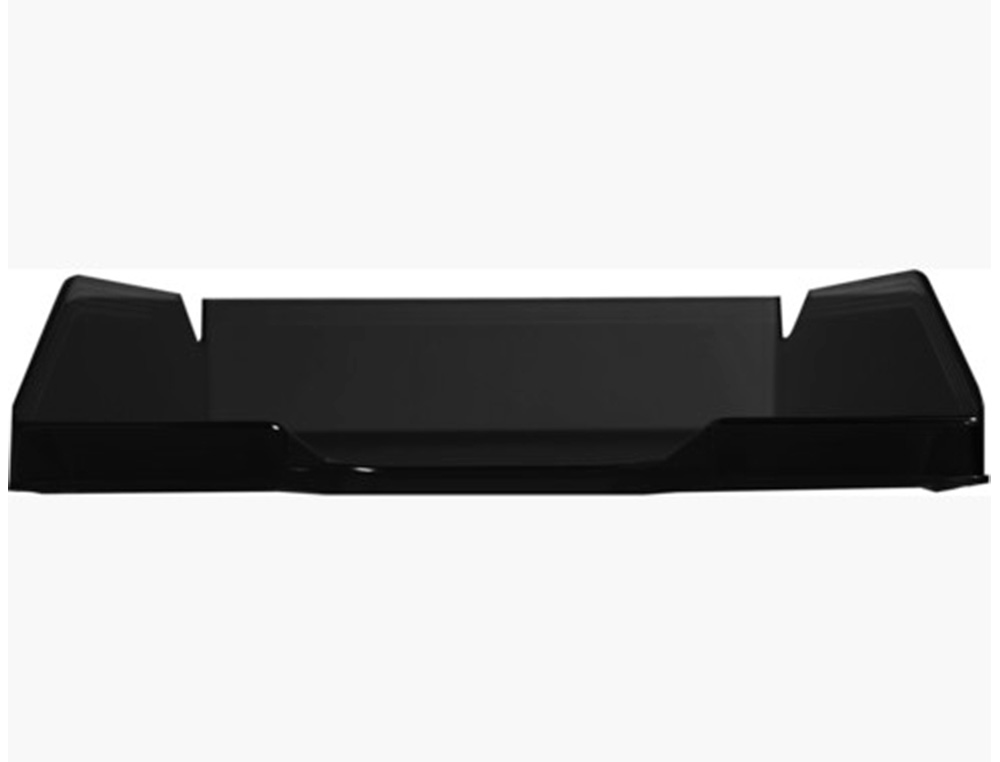 CORBEILLE  COURRIER Q-CONNECTPOLYPROPYLNE DOCUMENTS A4+ 240X320MM EMPILABLE 350X255X65MM COLORIS NOIR OPAQUE