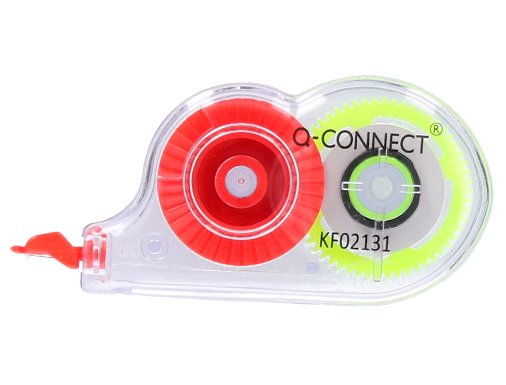 CORRECTEUR Q-CONNECT DVIDOIR MINI RUBAN 4.2MMX5M APPLICATION FRONTALE RECRITURE IMMDIATE BLISTER