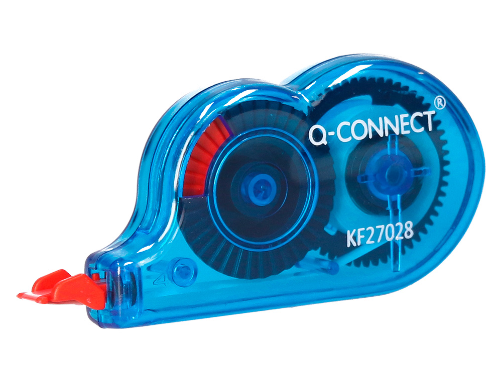 CORRECTEUR Q-CONNECT DÉVIDOIR MINI RUBAN 4.2MMX5M APPLICATION FRONTALE RÉÉCRITURE IMMÉDIATE COLORIS ASSORTIS BOÎTE 28U