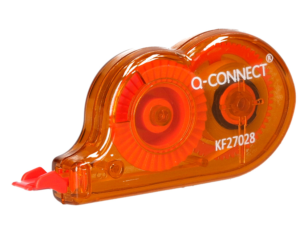 CORRECTEUR Q-CONNECT DÉVIDOIR MINI RUBAN 4.2MMX5M APPLICATION FRONTALE RÉÉCRITURE IMMÉDIATE COLORIS ASSORTIS BOÎTE 28U