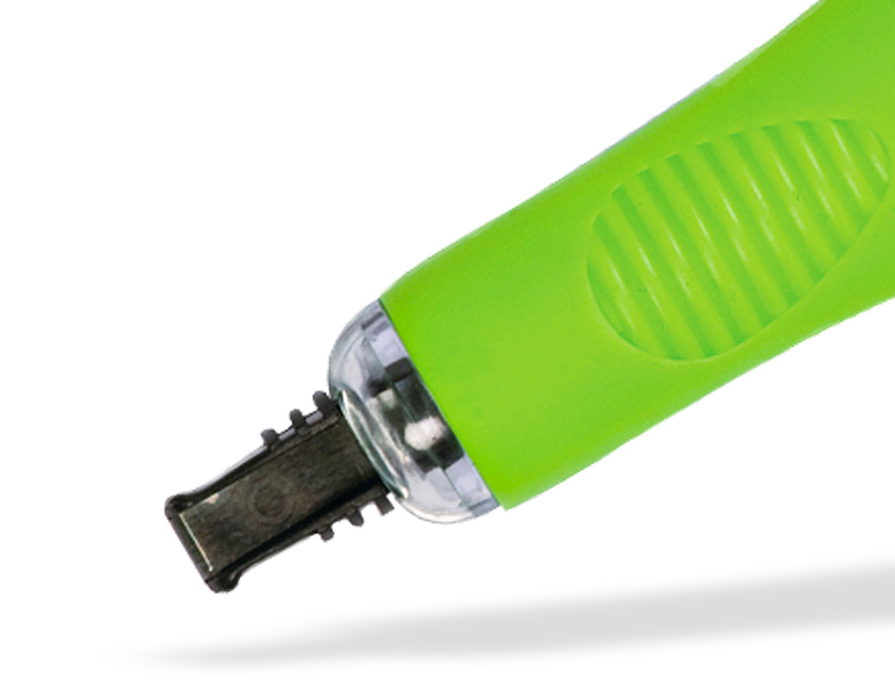CORRECTEUR Q-CONNECT DÉVIDOIR RUBAN 4.2MMX10M APPLICATION LATÉRALE USAGE FACILE GRIP CAOUTCHOUC VIS RETOUR ARRIÈRE