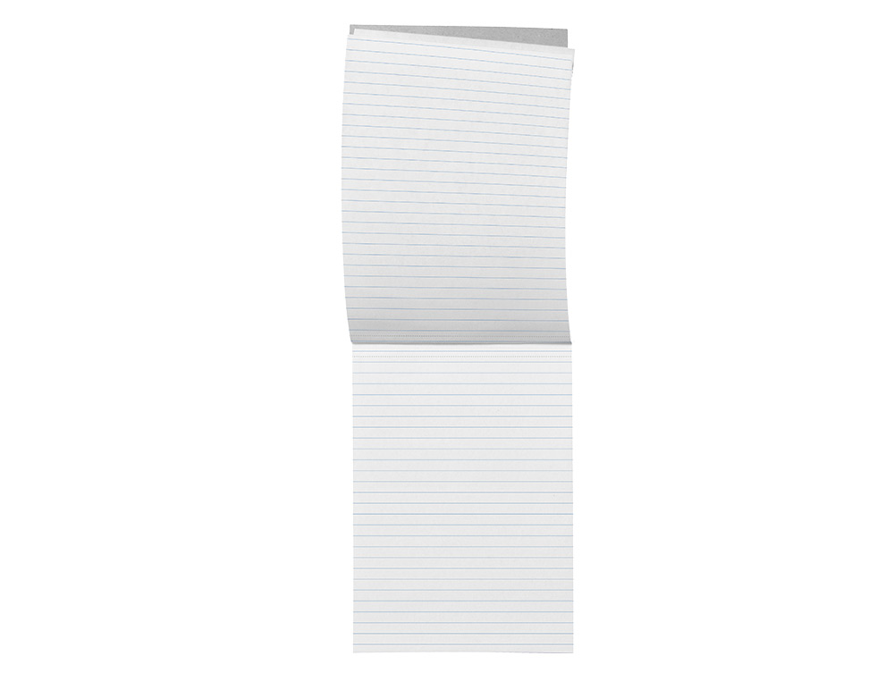 BLOC NOTES LIDERPAPEL PERFORÉ LIGNÉ A5 210X148MM PAYSAGE COUVERTURE CARTON IMPRIMÉ 250G/M2 80F 60G/M2