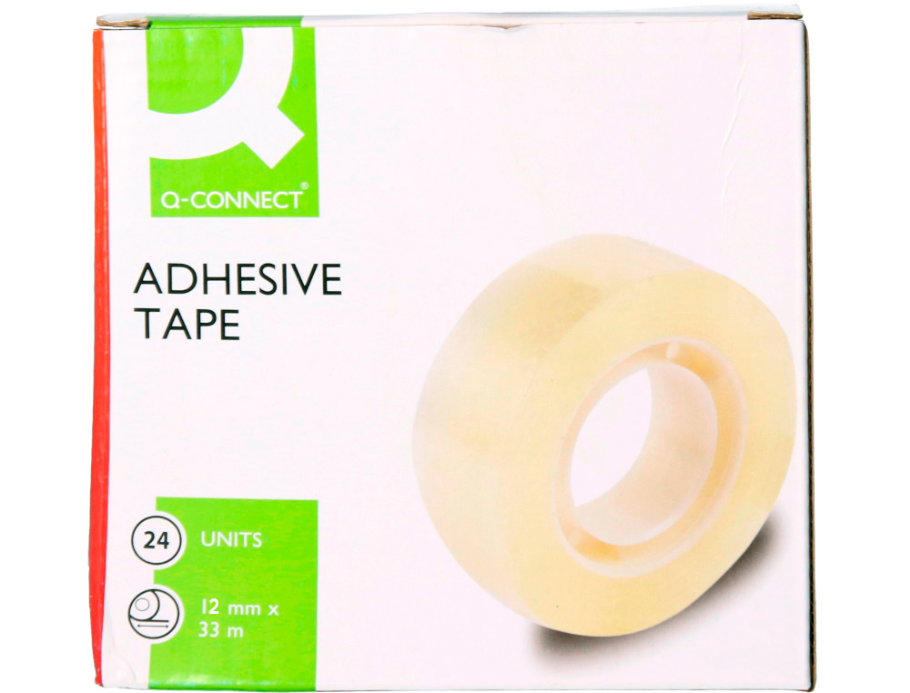 RUBAN ADHÉSIF Q-CONNECT 33MX12MM SACHET CELLOPHANE
