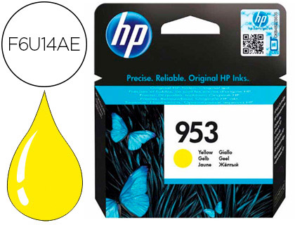 CARTOUCHE HP 953 JET D'ENCRE F6U14AE COULEUR JAUNE 630P