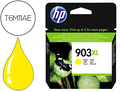 CARTOUCHE HP 903XL JET D'ENCRE T6M11AE COULEUR JAUNE 825P