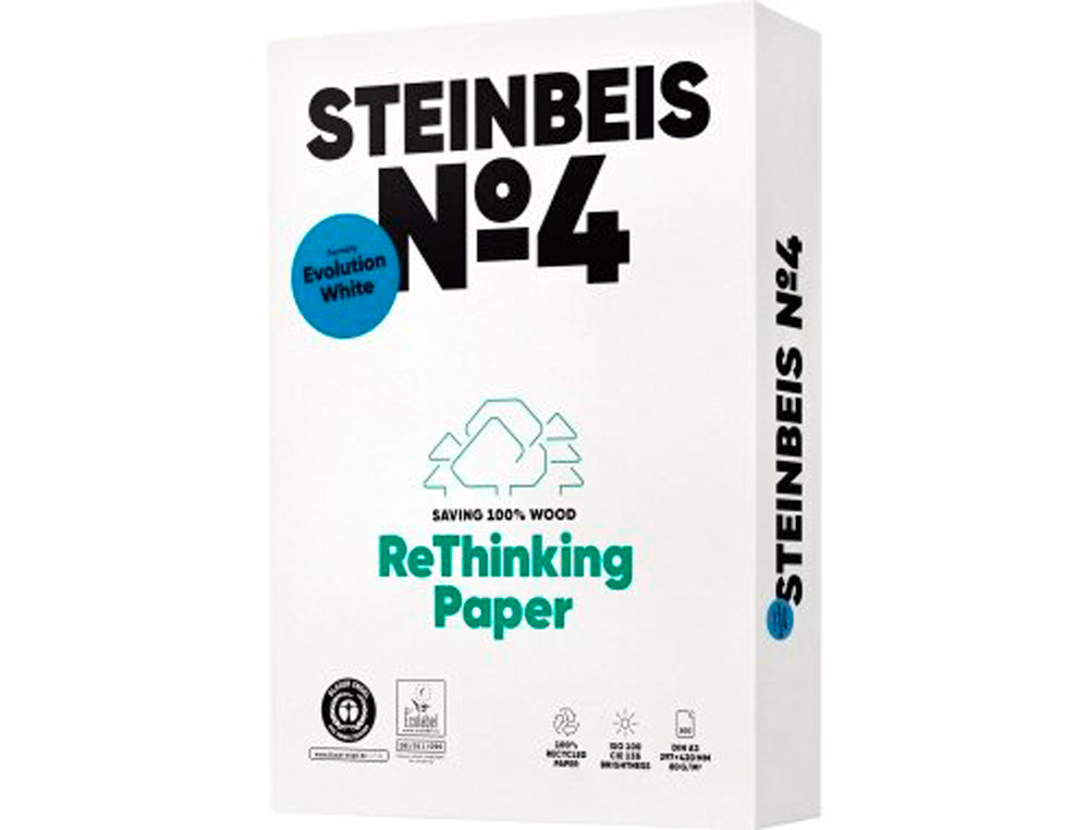 PAPIER STEINBEIS RECYCLE MULTIFONCTION N  4 80 GR A3   BLANC