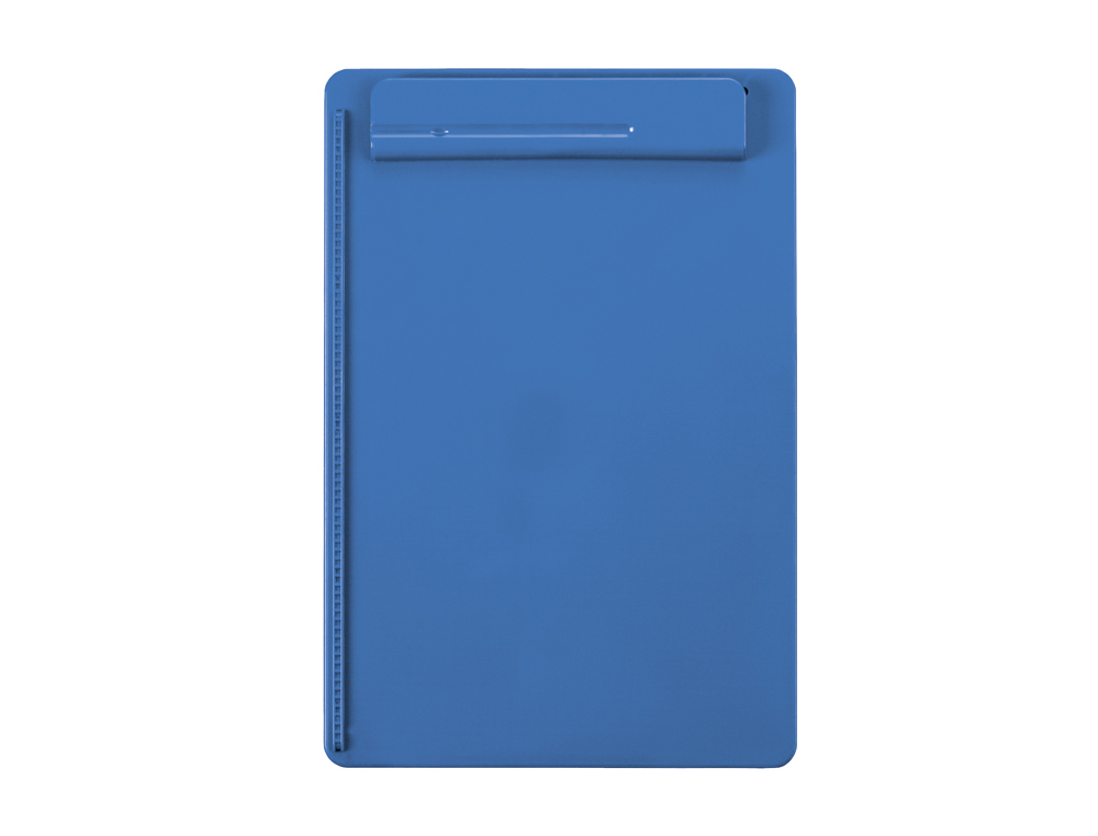 PORTE-BLOC MAUL GO A4 PLASTIQUE RECYCLE PORTE-STYLO INTEGRE DANS PINCE COLORIS    BLEU