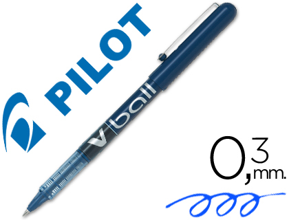 ROLLER PILOT V-BALL 5 POINTE METAL 0,3MM ENCRE LIQUIDE     COLORIS TURQUOISE