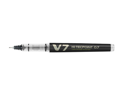ROLLER PILOT V7 RECHARGEABLE CRITURE MOYENNE 0.5MM NIVEAU ENCRE LIQUIDE VISIBLE COLOGIQUE RGULATEUR DBIT NOIR