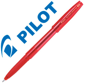 STYLO-BILLE PILOT SUPER GRIP G CAP POINTE EXTRA LARGE COLORIS ROUGE